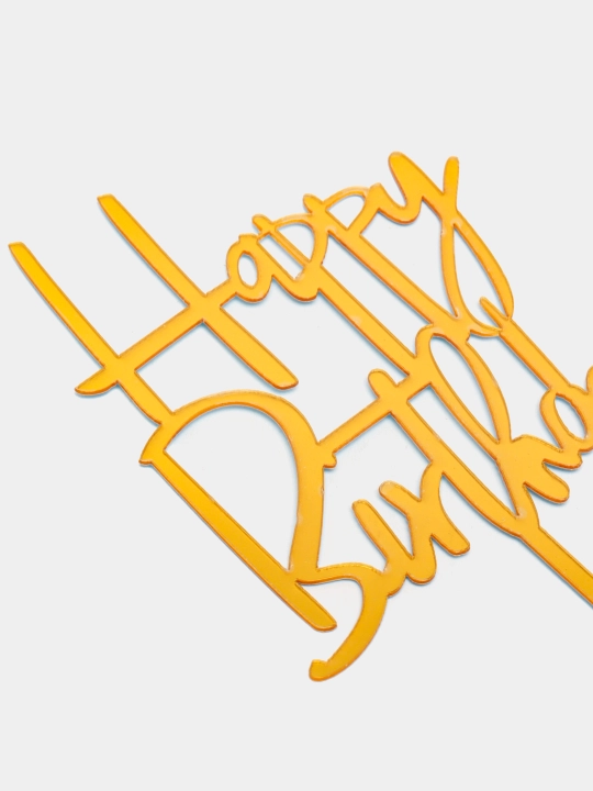 Топперы для украшения торта, надпись Happy Birthday, 42 вида