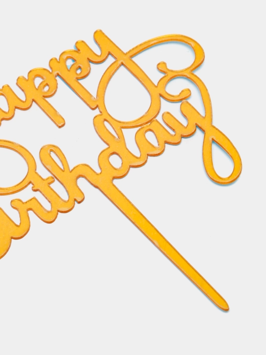 Топперы для украшения торта, надпись Happy Birthday, 42 вида