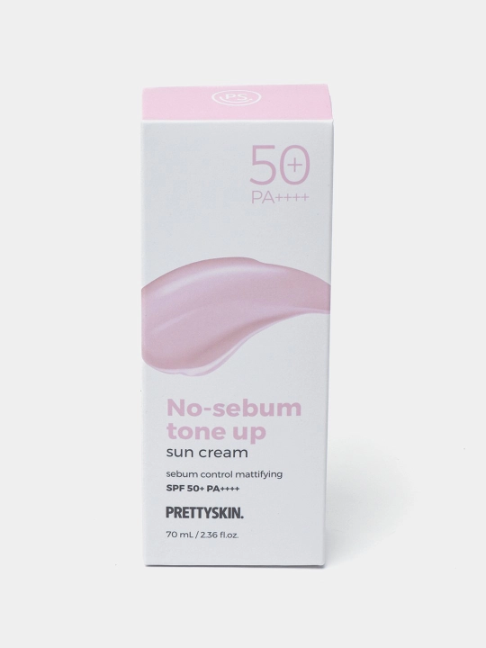 Namlantiruvchi quyoshdan himoya qiluvchi krem Prettyskin SPF50+ PA++++, 70 ml