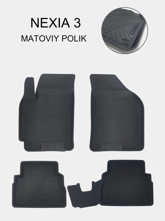 7D va 8D-gilamchalar, polik, rezina polik, Cobalt, Gentra, Nexia 1,2,3, Onix, Damas, Spark