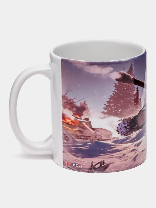 Кружка игра World of Tanks, Танки ИС 3, ИС 7, тигр 2 - 