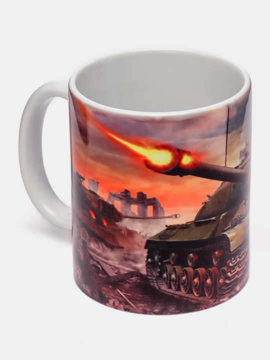 Кружка игра World of Tanks, Танки ИС 3, ИС 7, тигр 2