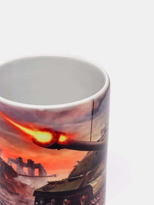 Кружка игра World of Tanks, Танки ИС 3, ИС 7, тигр 2