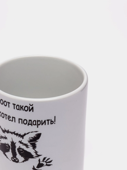 Krujka memlar, mushuklar, rik va morti, rakun, sovg'a