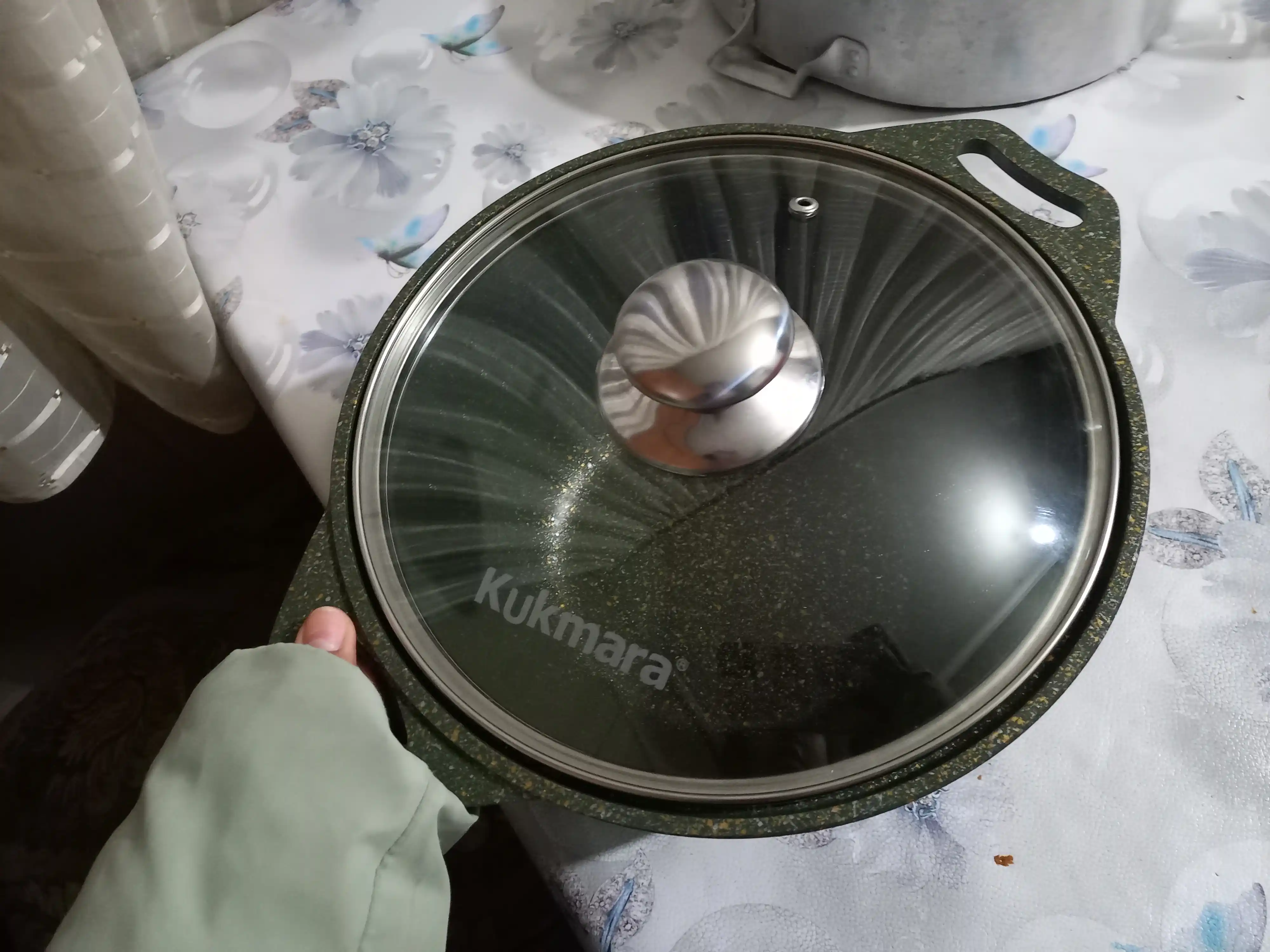 Kastryulka Kukmara Trendy style shisha qopqoq bilan
