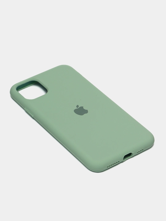 Silikon chexol iPhone 11–17, Pro va Pro Max uchun, Soft Touch, mikrofibrali