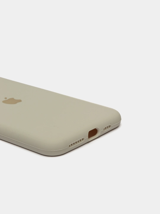 Чехол для iPhone 11–17, Pro, Pro Max — силикон Soft Touch, микрофибра