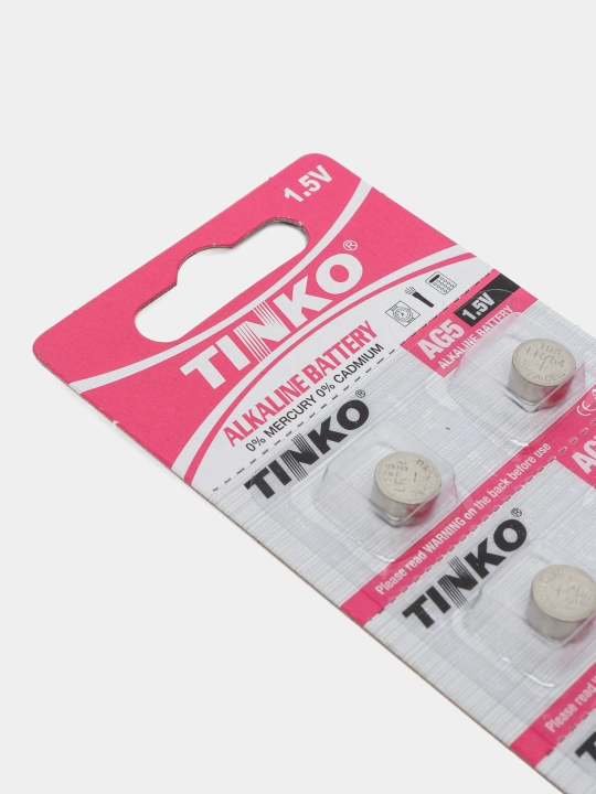 Tugmali batareya markasi Tinko AG5 (LR754, 193, 1,5 v, 10 dona)