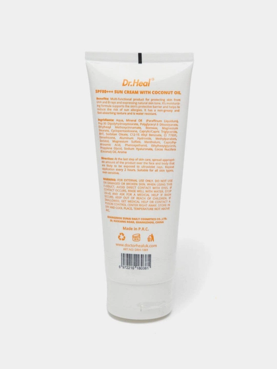 Quyoshdan himoya krem, SPF 80+++ Dr.Heal Sun Cream, 150 ml