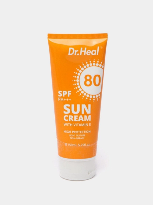 Солнцезащитный крем, SPF 80+++ Dr.Heal Sun Cream, 150 мл - 