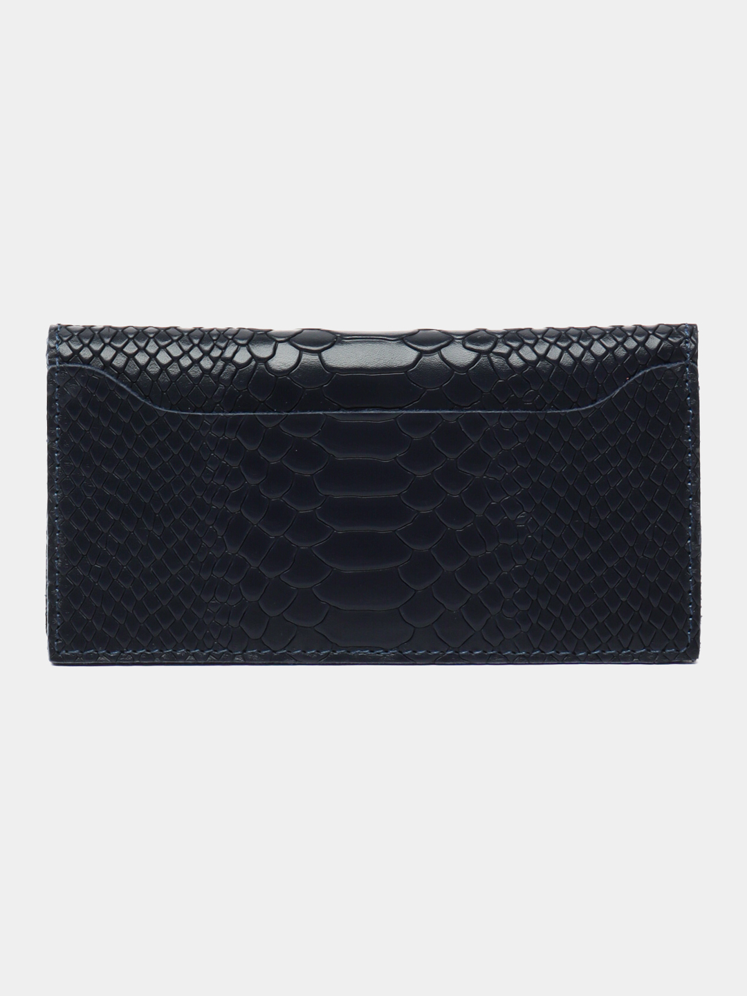 Erkaklar portmonesi Black Gator, tabiiy charmdan, klassic 