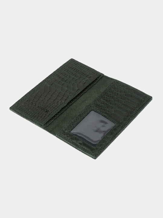 Мужское портмоне Black Gator, из натуральной кожи, классик