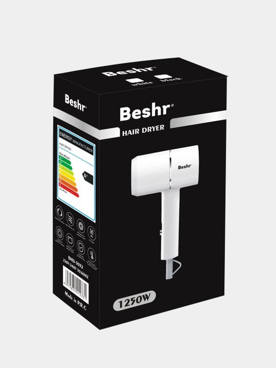 Beshr Soch quritgichi 1250W BHD-3032 nasadkasi bilan