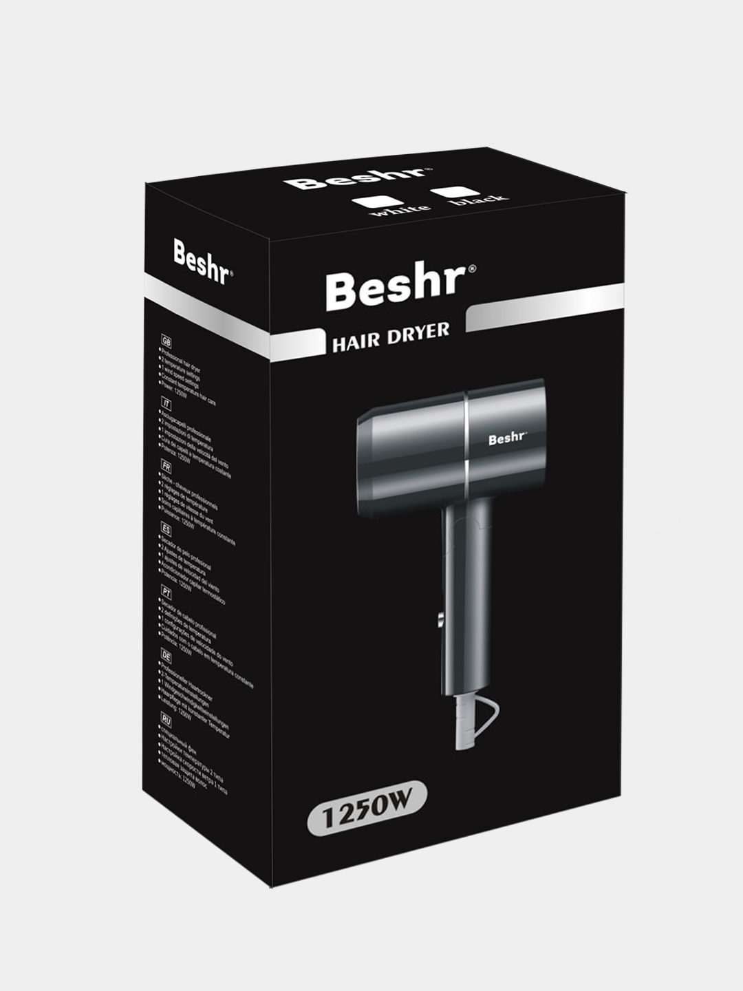 Beshr Soch quritgichi 1250W BHD-3032 nasadkasi bilan