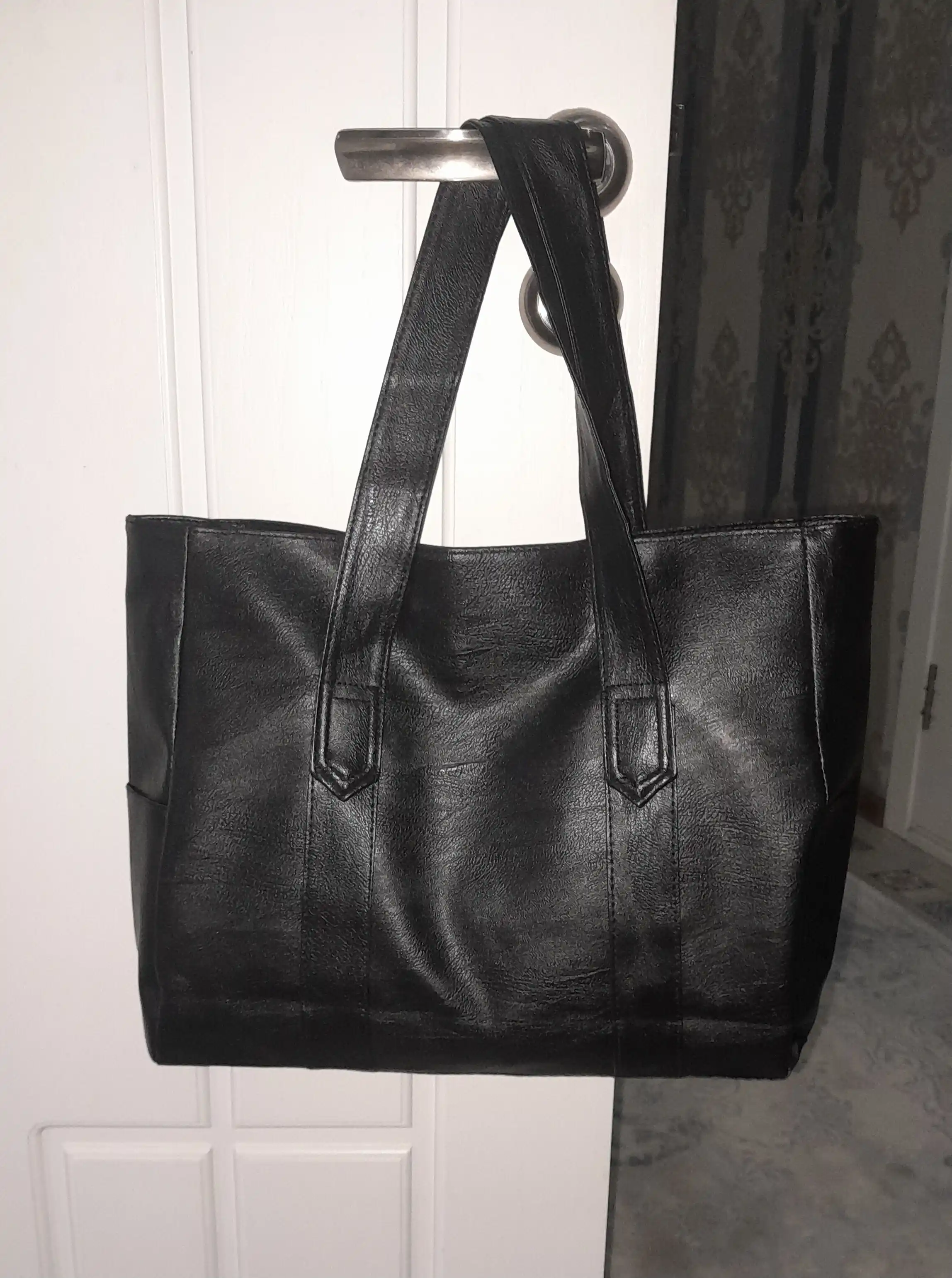 Ayollar sumkasi, katta, shopper, plyaj uchun, oqishga, ishga, A4 formati