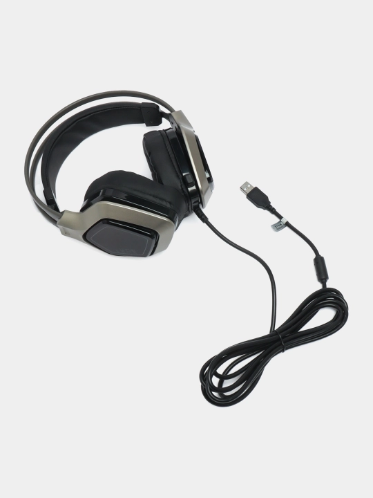 ZH21 gaming quloqchin, mikrofonli, 7.1 virtual ovoz, USB, 50mm, PC va noutbuk uchun gamer - 