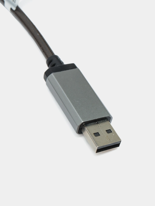 Moradi V-10 Blue Gaming Quloqchin USB 7.1 O‘yin Naushnik Mikrofon RGB Kompyuter PC