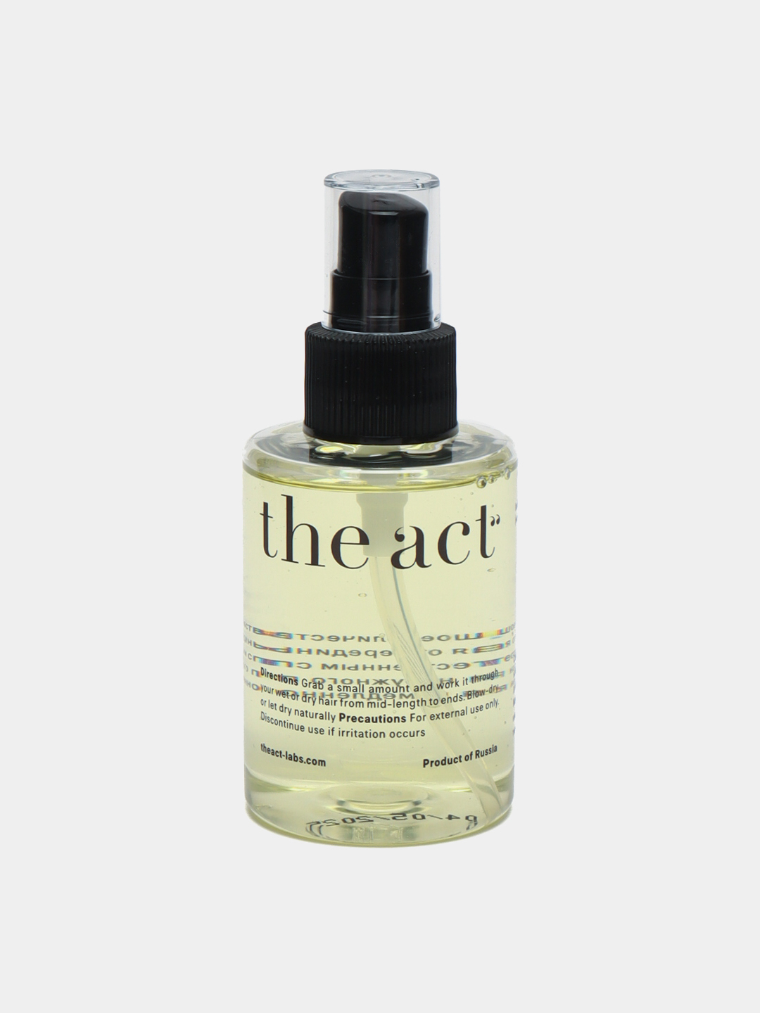 Масло сыворотка для волос The Act, восстанавливает, защищает, питает ...