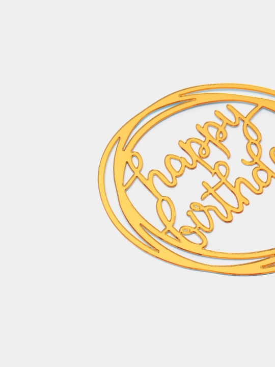 Топперы для украшения торта, надпись Happy Birthday, 42 вида
