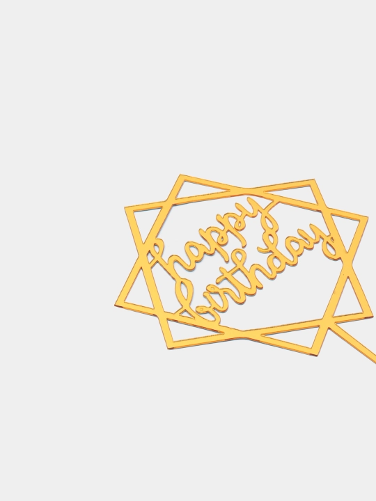 Топперы для украшения торта, надпись Happy Birthday, 42 вида