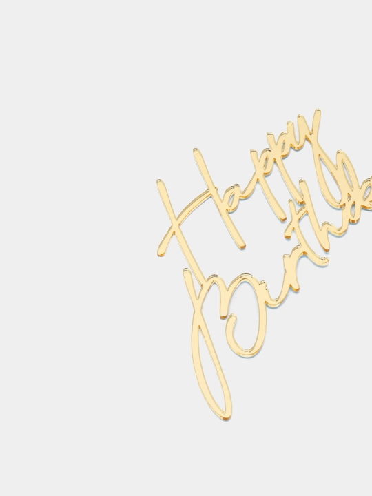 Топперы для украшения торта, надпись Happy Birthday, 42 вида