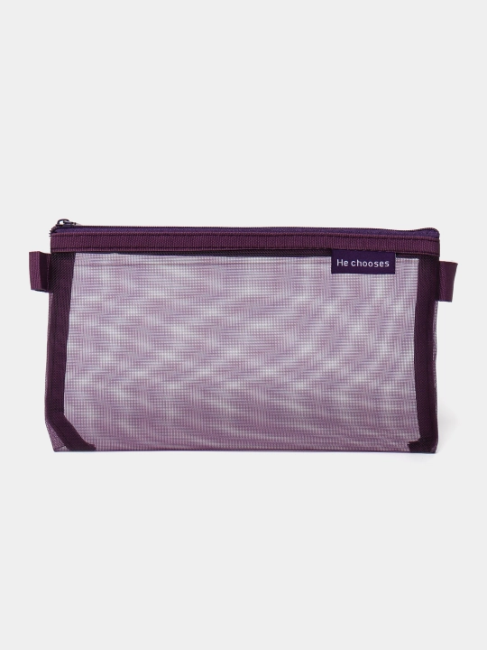 Kosmetik sumka-penal, shaffof, to'rli