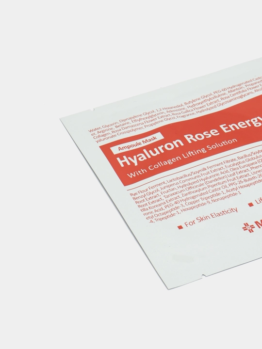 Yuz maskalari. Medi Peel ampulali niqoblar Hyaluron Rose Energy Tox