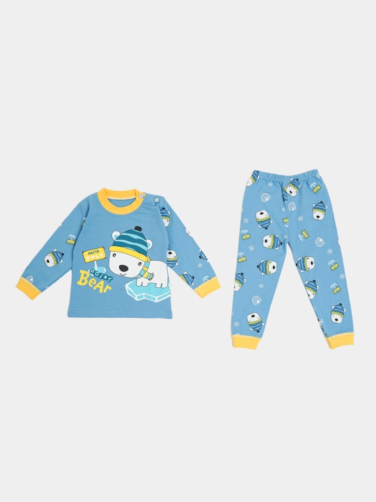 Пижама детская, хлопковая, со штанами, для мальчика, Elankids