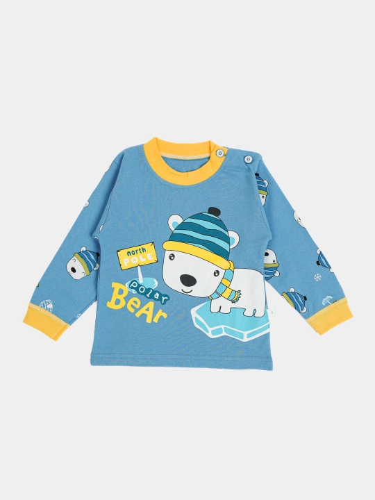 Пижама детская, хлопковая, со штанами, для мальчика, Elankids