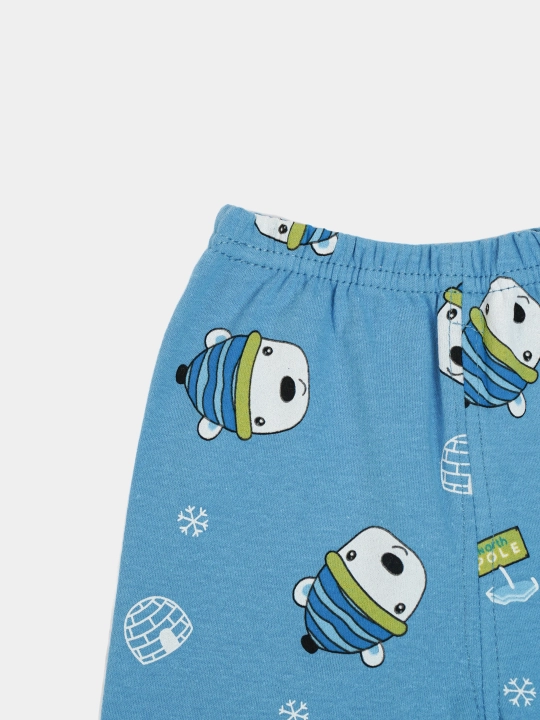 Пижама детская, хлопковая, со штанами, для мальчика, Elankids