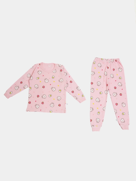 Детская хлопковая пижама для девочек Elankids