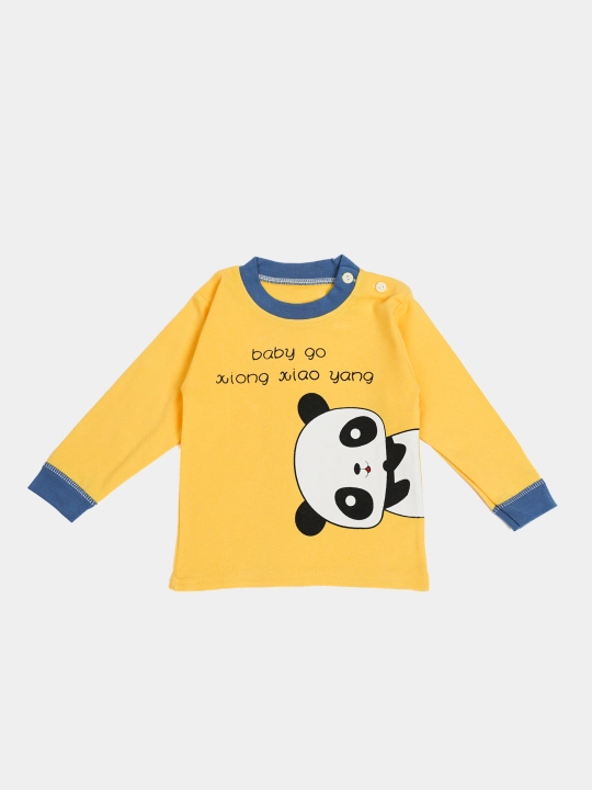 Пижама детская, хлопковая, со штанами, для мальчика, Elankids