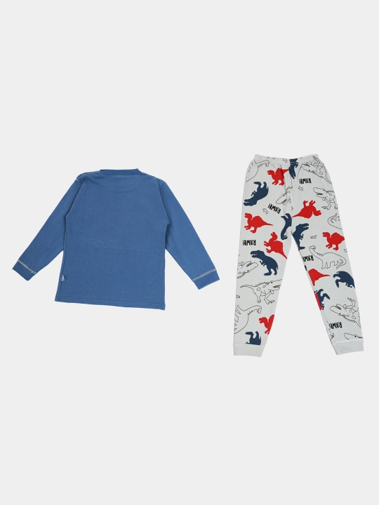 Пижама детская, хлопковая, со штанами, для мальчика, Elankids