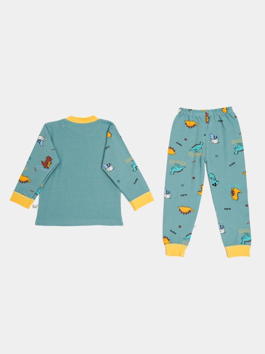 Пижама детская, хлопковая, со штанами, для мальчика, Elankids