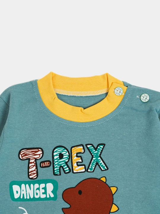 Пижама детская, хлопковая, со штанами, для мальчика, Elankids