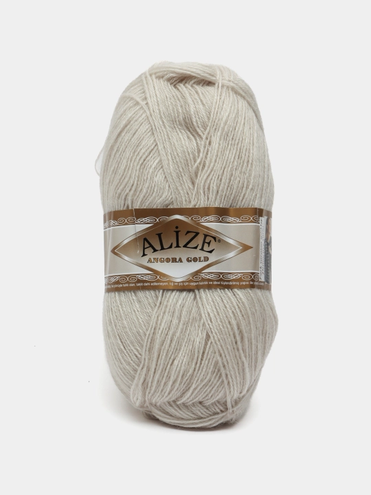 Нить для вязания Angora gold, 20% шерсть 80% акрил, 100 гр, 550 м