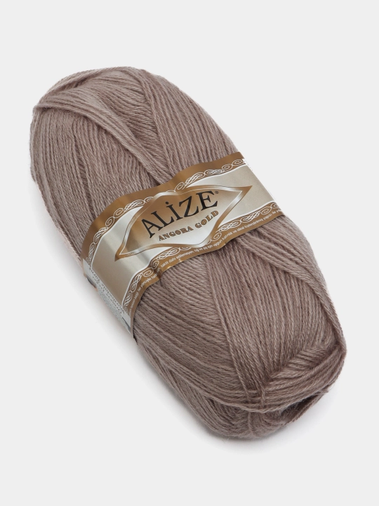 Нить для вязания Angora gold, 20% шерсть 80% акрил, 100 гр, 550 м