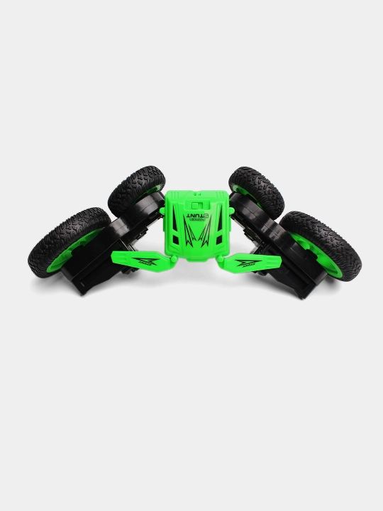 Fisca RC Stunt Car:  двусторонний вращающийся грузовик для детей 6+, трюки с кувырканием