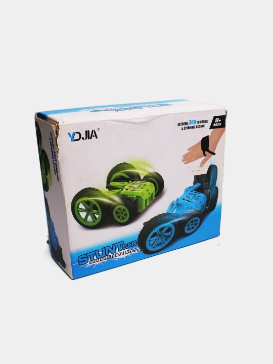 Fisca RC Stunt Car:  двусторонний вращающийся грузовик для детей 6+, трюки с кувырканием