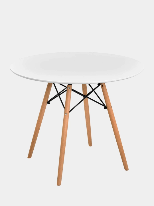 Oshxona stoli STOCKHOLM SQUARE, D90, boyalgan, mdf, oq - 