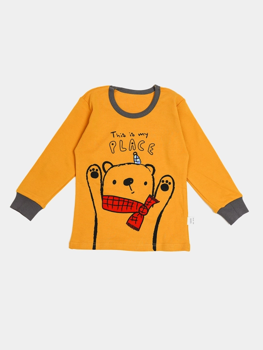 Пижама детская, хлопковая, со штанами, для мальчика, Elankids