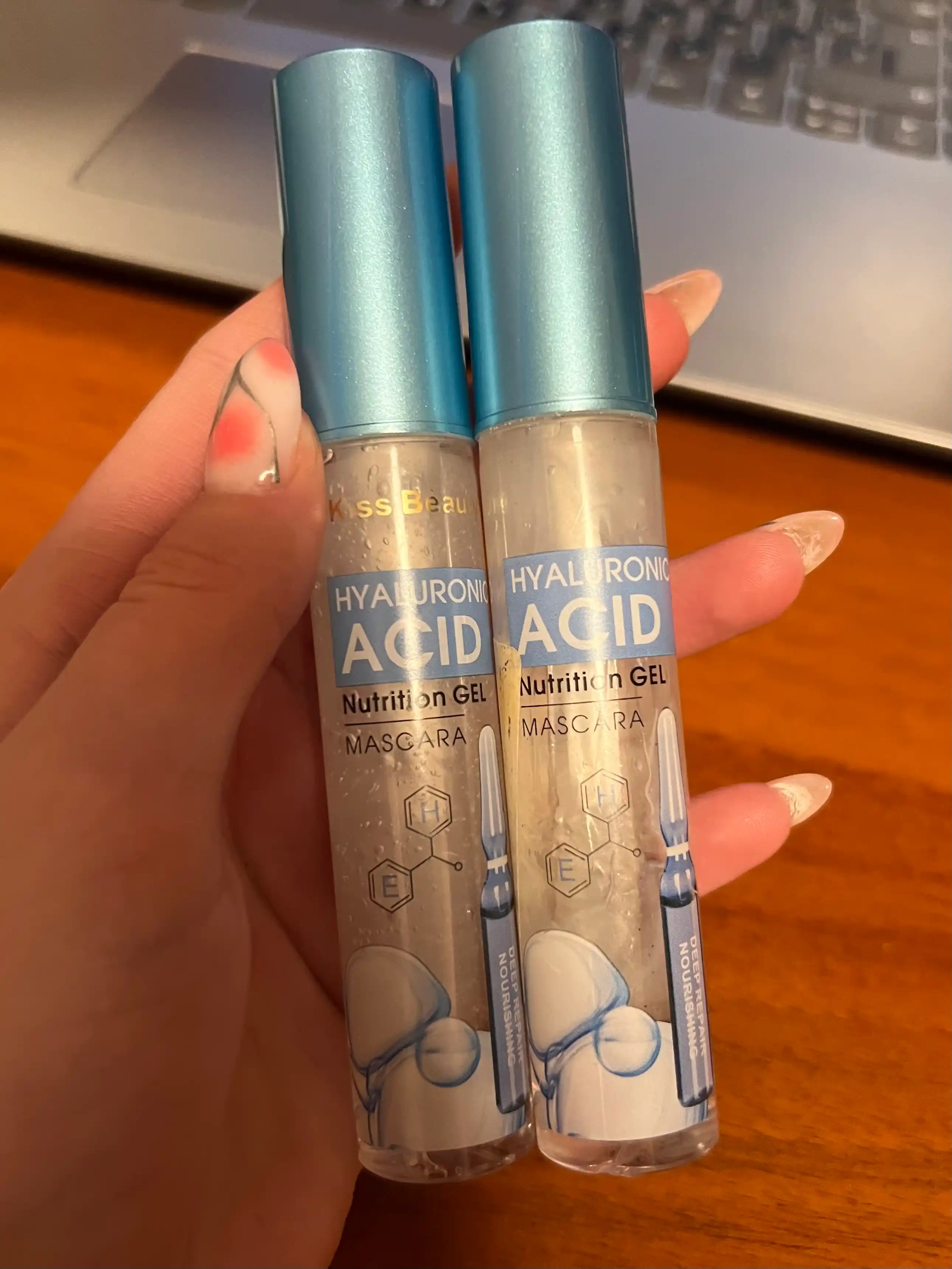 Гель для роста ресниц и бровей Kiss Beauty, с гиалоурановой кислотой