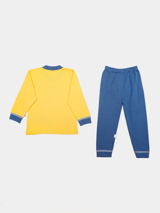 Пижама детская, хлопковая, со штанами, для мальчика, Elankids