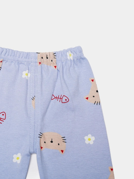 Детская хлопковая пижама для девочек Elankids