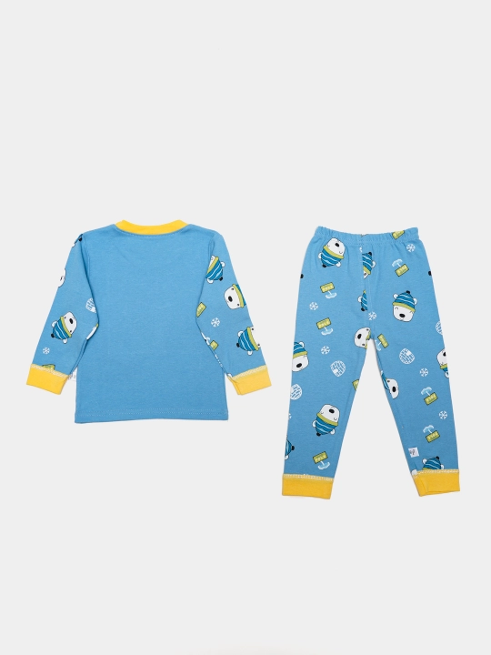 Пижама детская, хлопковая, со штанами, для мальчика, Elankids