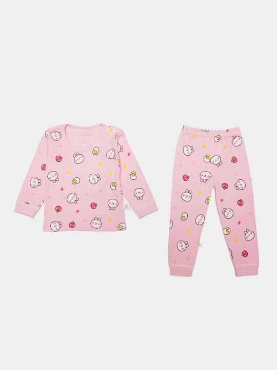 Детская хлопковая пижама для девочек Elankids