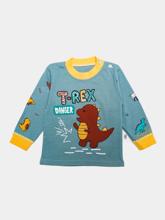 Пижама детская, хлопковая, со штанами, для мальчика, Elankids
