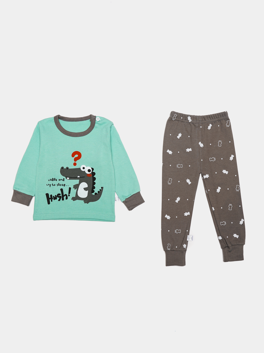 Пижама детская, хлопковая, со штанами, для мальчика, Elankids