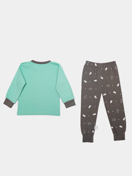 Пижама детская, хлопковая, со штанами, для мальчика, Elankids