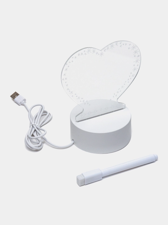3D chiroq tungi yorug'lik LED, USB